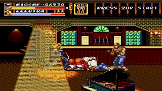 Streets of Rage 2 Sega Megadrive Big Ben attempt! Enemies MOD! GLITCH!!!!