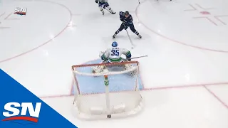 Kyle Connor Strips Tyler Myers Of Puck, Dekes Out Thatcher Demko To Score