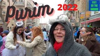 Purim Street Party Jerusalem 2022 - highlights