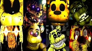 18 GOLDEN FREDDY JUMPSCARES! | FNAF & more