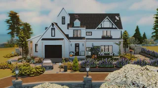 Modern Family Farmhouse 👩‍🌾🌳 | The Sims 4 - Stop Motion Speed Build (No CC)