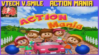 Action Mania (VTech V.Smile) Rapid Race, Backyard Party and Raise a Racket 🦀