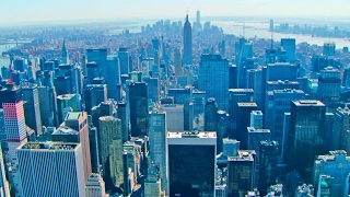 New York City Aerial Videos, Manhattan Skyline in 4K