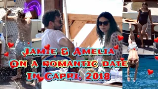 😍 JAMIE DORNAN & AMELIA WARNER On A Romantic Date In Capri, Italy 💓 JAMIE DORNAN 2018 💓