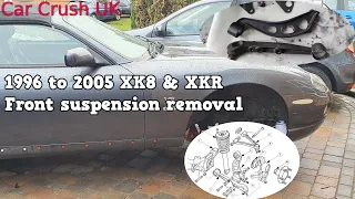 XK8 & XKR Front suspension removal - 1996 to 2005