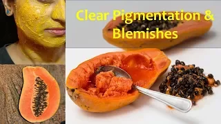 Papaya Facial(पपीता फेसिअल) At Home To clear Pigmentation, blemishes and acne breakouts