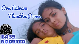 Kannathil Muthamittal - Nenjil Jil Jil Bass Boosted Song with lyrics