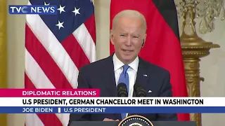 U.S. President, German Chancellor Meet in Washington