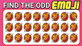 FIND THE ODD EMOJI OUT#10 | Spot The Difference to Win! | Odd One Out Puzzle | Emoji Quizzes