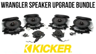 Kicker Speaker Upgrade Bundle | 2007 - 2018 Jeep Wrangler