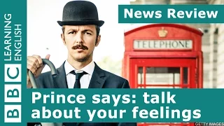 Prince William says 'talk about your feelings': BBC News Review