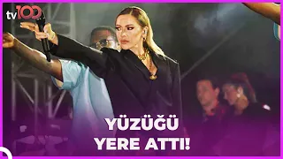 Hadise'den Mehmet Dinçerler'e yüzüklü gönderme... Yüzüğü fırlatıp attı