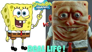 Spongebob In Real Life ! Main Characters