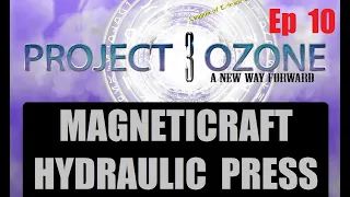 Magneticraft Hydraulic Press ( Detailed Steps Guide ) Project Ozone 3 Mythic Minecraft 2023 Ep 10
