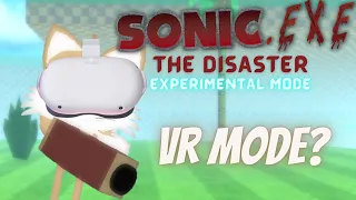 Sonic.EXE: The Disaster Has A VR Mode!?