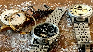 Destroyed 3 FAKE Patek Philippe Watches | Patek Philippe Watches Made in China