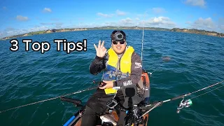 How to catch MORE fish on the KAYAK (3 TOP Fishing tips!)