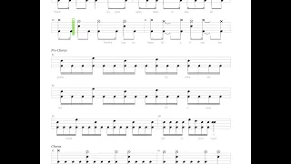 Your Betrayal   Bullet For My Valentine   Drums only   Drum tab