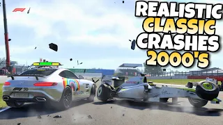 F1 REALISTIC CLASSIC CRASHES 2000'S #6