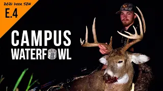 BIG BUCK AT 5 YARDS | DEER Hunting with Campus Waterfowl