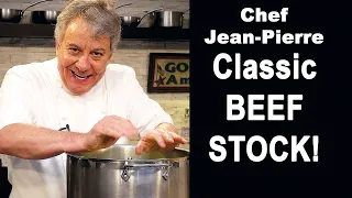 Classic and Essential Beef Stock | Chef Jean-Pierre