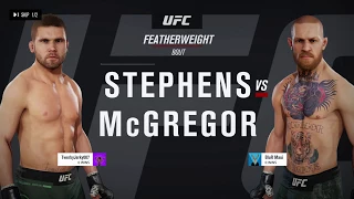 EA UFC 3: Online: Jeremy "Lil' Heathen" Stephens (me) vs Conor McGregor  [Im dat fookin guy]