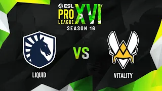 Liquid vs Vitality | Карта 4 Overpass | ESL Pro League Season 16 - Grand final
