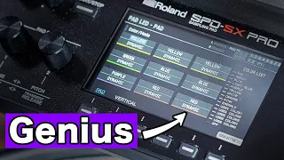 How to use LED lights on Roland SPD SX Pro