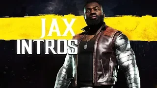 Mortal Kombat 11 ALL JAX Intros (Dialogue & Character Banter) MK11