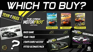 BEFORE YOU BUY The Crew Motorfest ULTIMATE-GOLD-STANDARD Editions Comparison Crew Motorfest Year 1