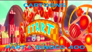 CarToons Part 1 - Dinoco 400 + New Intro