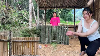 Building a Kitchen with Bamboo and Wood, Beautiful Bamboo Kitchen @ThaoLinhFarm