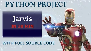 Iron Man Jarvis AI Desktop Voice Assistant | Python Tutorials For Absolute Beginners| Jarvis AI 2021