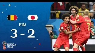 Belgium 3-2 Japan (Highlights, Goals and Stats) | Fifa Worldcup 2018