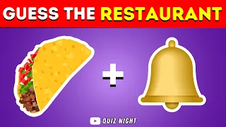 Guess the Fast Food Restaurant by Emoji 🍔 Emoji Quiz | Quiz Night