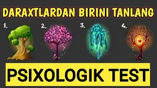 Daraxtlardan Birini Tanlang. Shaxsiyat Testi. PSIXOLOGIK TESTLAR