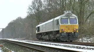 Br 247 011-0 Einfahrt in den Bahnhof Großenkneten im Januar 2017