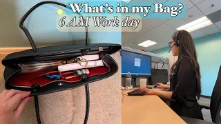 What’s in my Bag? 6 am work day in my life. Handbag Essentials | Brandy Nicholl