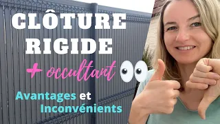 CLÔTURE rigide avec OCCULTANT : avantages et inconvénients