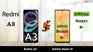 Redmi A3 Vs Infinix Smart 8 Plus | Full Comparison 2024