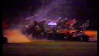 Sprintcar Crash  - Bunbury Speedway