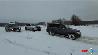 Такого никто не ожидал prado 150 vs Grand Cherokee wk2 vs Pajero 4