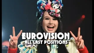 Eurovision All Last Positions (1957 - 2018)