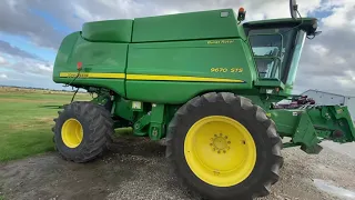 John Deere 9670 Sts осмотр в США