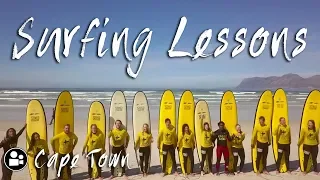 Muizenberg STOKED SURF SCHOOL from the air - Drone!!!