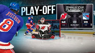 🔥ВТОРОЙ РАУНД ПЛЕЙ ОФФ против РЕЙНДЖЕРС! КАРЬЕРА ЗА ВРАТАРЯ В NHL 24