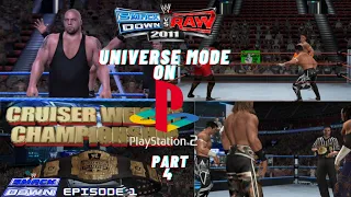 Universe Mode on PS2?! | Smackdown vs. Raw 2011 Universe Mode (Smackdown Episode 1) (Part 4)