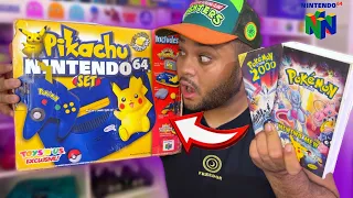 BORA ABRIR... Nintendo 64 Pikachu Edição especial na Caixa !