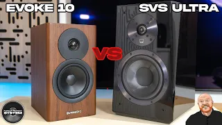 DynAudio Evoke 10 vs SVS ULTRA Bookshelf Speaker SOUND DEMO COMPARISON