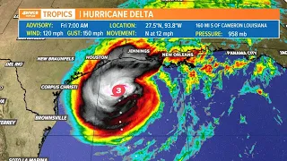 Friday 7 am Tropics update: Hurricane Delta approaches